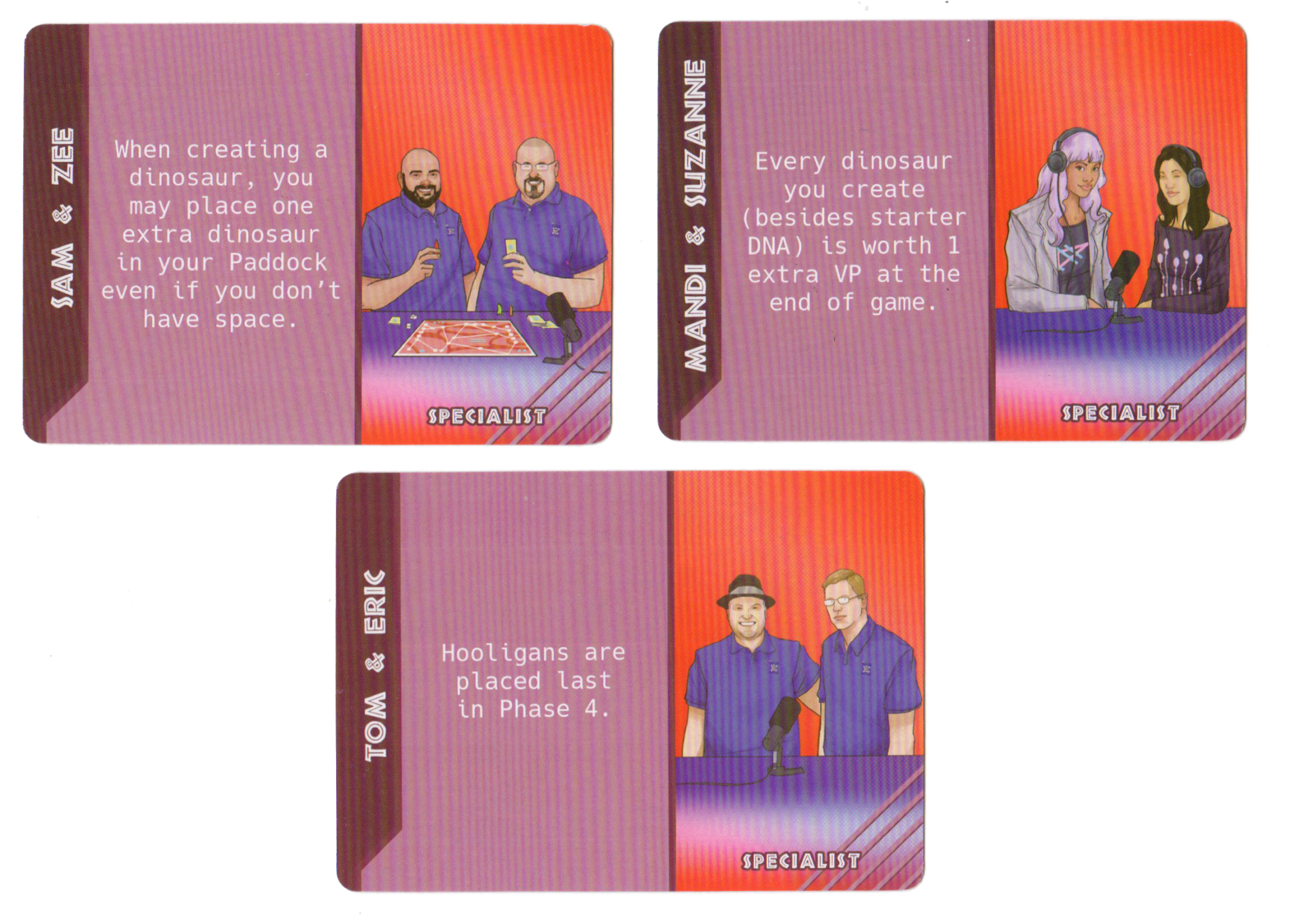 Dinosaur Island - Dice Tower Promo cards
