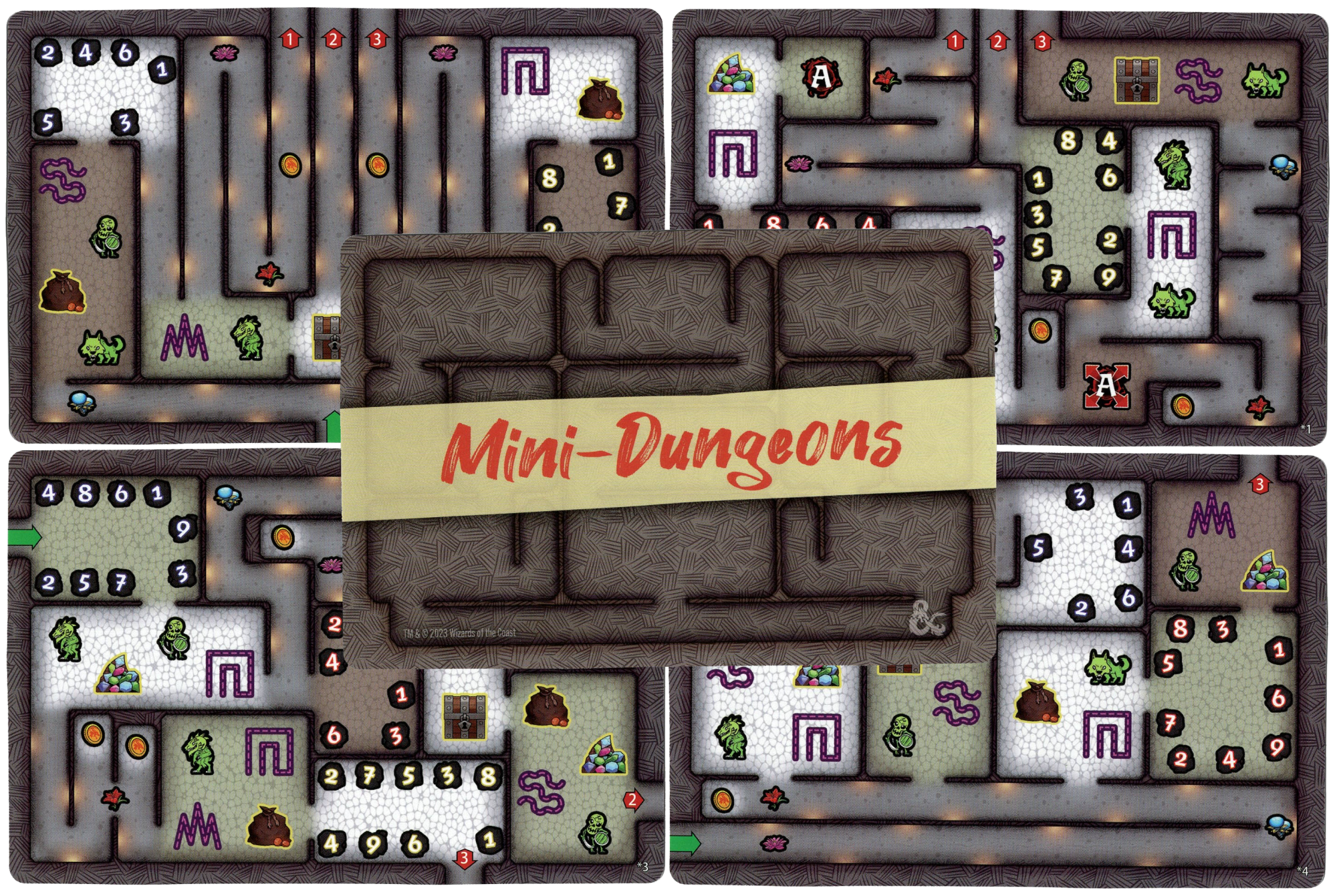 Dungeons & Dragons: Dungeon Scrawlers – Heroes of Waterdeep: Mini-Dungeons Promo Pack